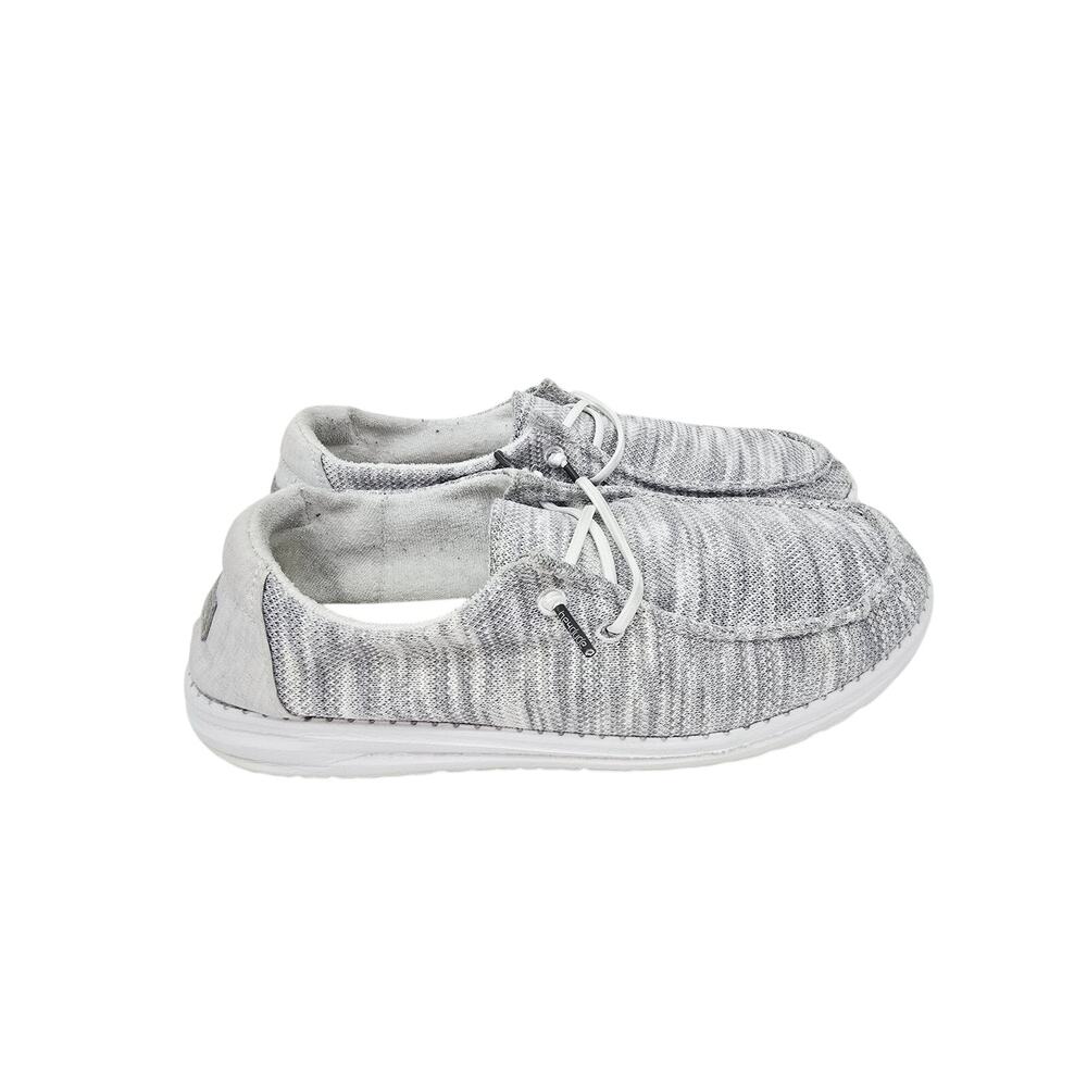 Hey Dude Wendy Sox Slip On Shoes Glacier Gray 10